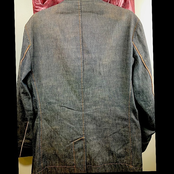 Light Fade Denim Classic/ Formal Jacket - Picture 4 of 14